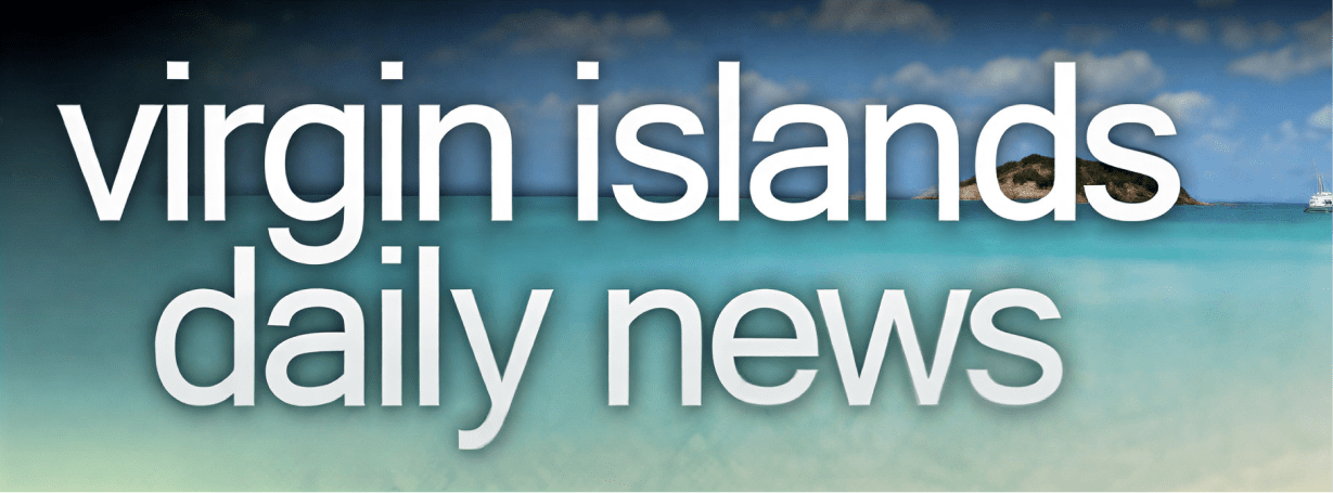 Island news with ocean background